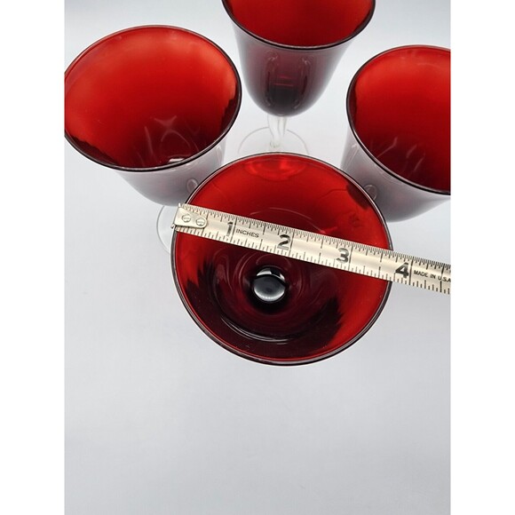 Luminarc Red Wine Glasses Goblets Casual Settings Set of 4 10.25 oz NIB USA - Picture 10 of 13